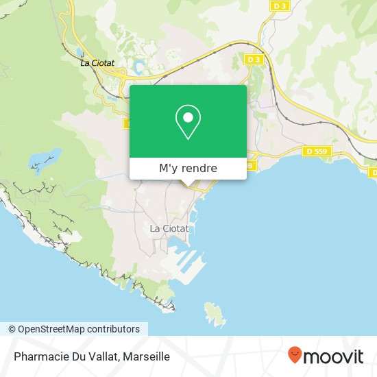 Pharmacie Du Vallat plan