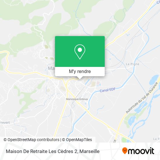 Maison De Retraite Les Cèdres 2 plan