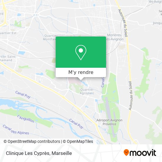 Clinique Les Cyprès plan