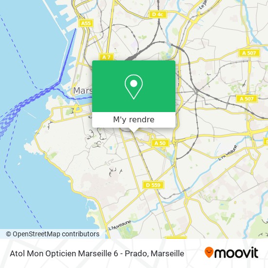 Atol Mon Opticien Marseille 6 - Prado plan