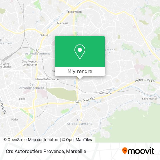 Crs Autoroutière Provence plan