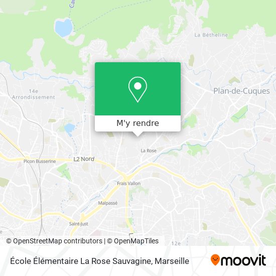École Élémentaire La Rose Sauvagine plan