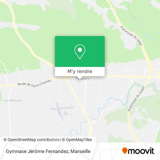Gymnase Jérôme Fernandez plan