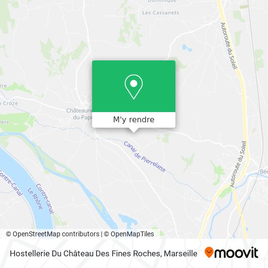 Hostellerie Du Château Des Fines Roches plan
