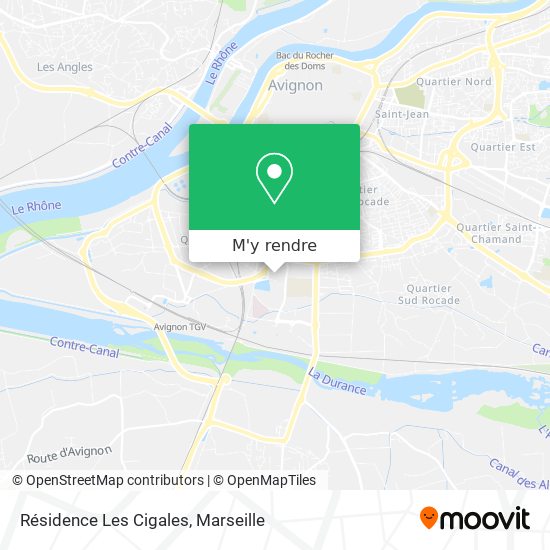Résidence Les Cigales plan