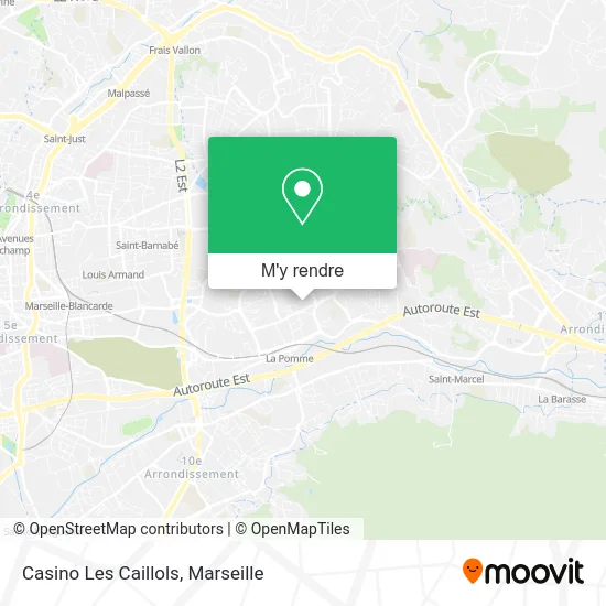 Casino Les Caillols plan