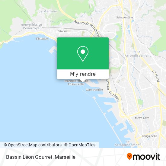 Bassin Léon Gourret plan
