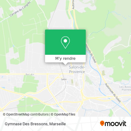 Gymnase Des Bressons plan