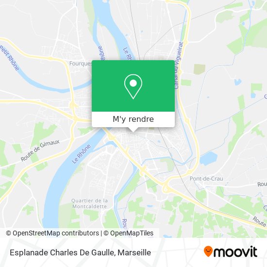 Esplanade Charles De Gaulle plan