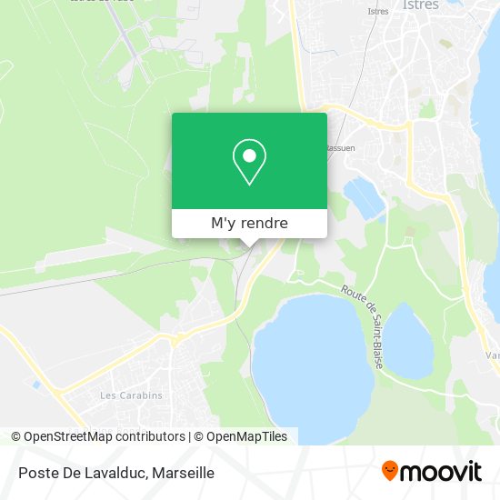 Poste De Lavalduc plan