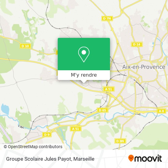 Groupe Scolaire Jules Payot plan