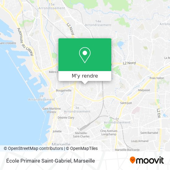 École Primaire Saint-Gabriel plan