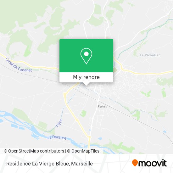 Résidence La Vierge Bleue plan