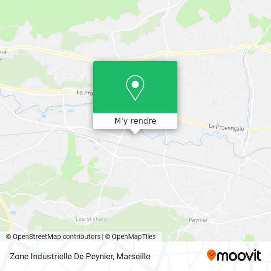 Zone Industrielle De Peynier plan