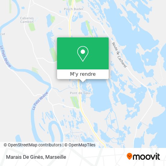 Marais De Ginès plan