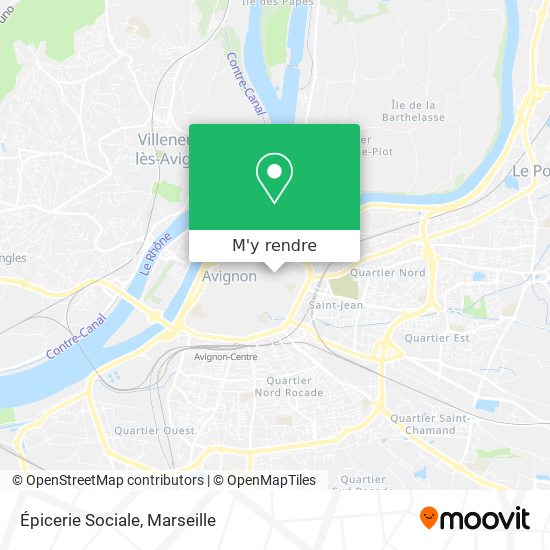 Épicerie Sociale plan