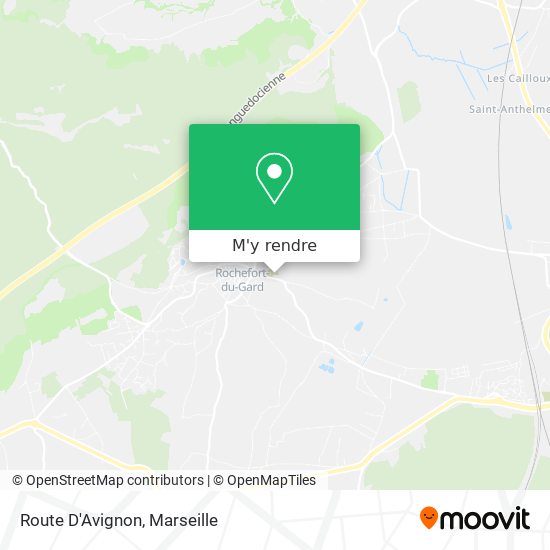 Route D'Avignon plan