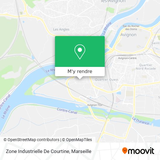 Zone Industrielle De Courtine plan