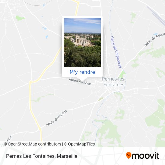 Pernes Les Fontaines plan