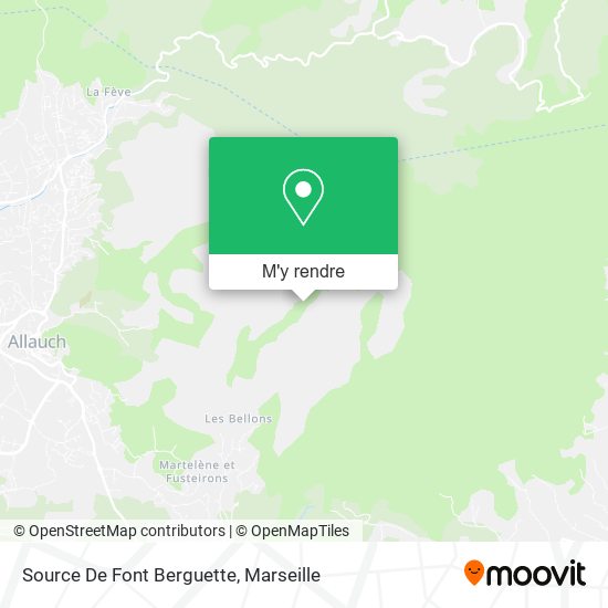 Source De Font Berguette plan