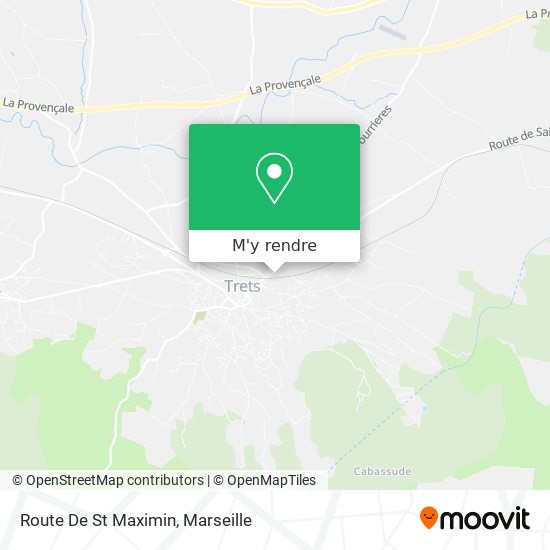 Route De St Maximin plan