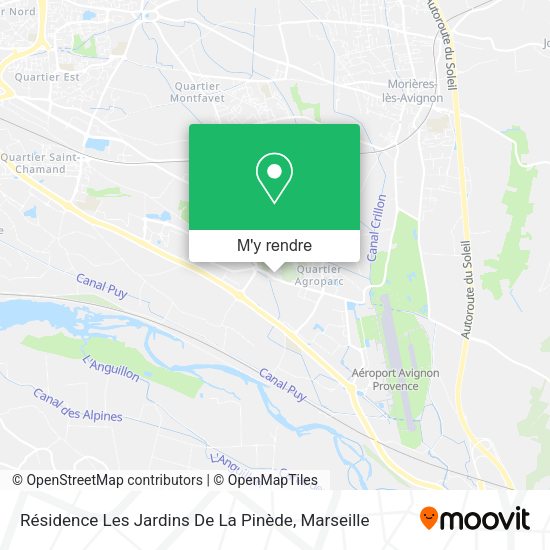 Résidence Les Jardins De La Pinède plan