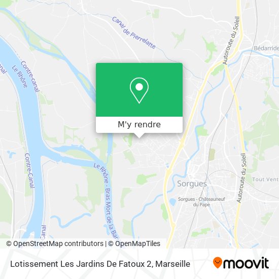 Lotissement Les Jardins De Fatoux 2 plan