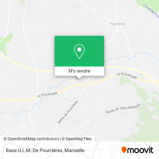 Base U.L.M. De Pourrières plan