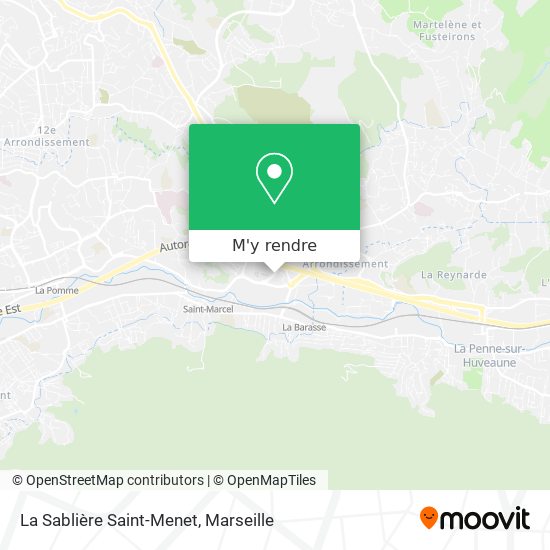 La Sablière Saint-Menet plan