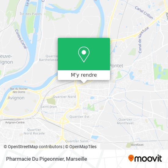 Comment Aller A Pharmacie Du Pigeonnier A Le Pontet En Bus Ou Tram Moovit