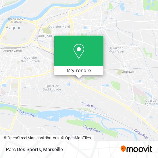Parc Des Sports plan