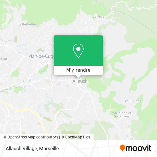 Allauch Village plan