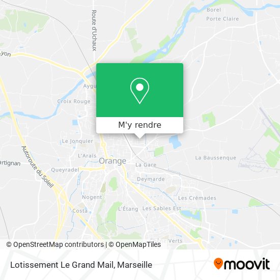 Lotissement Le Grand Mail plan