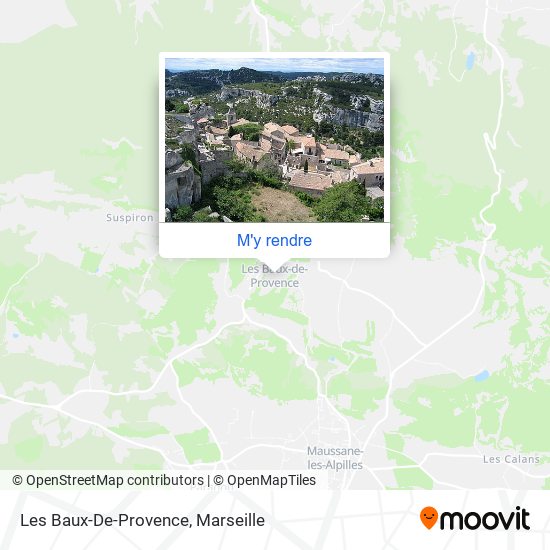Les Baux-De-Provence plan