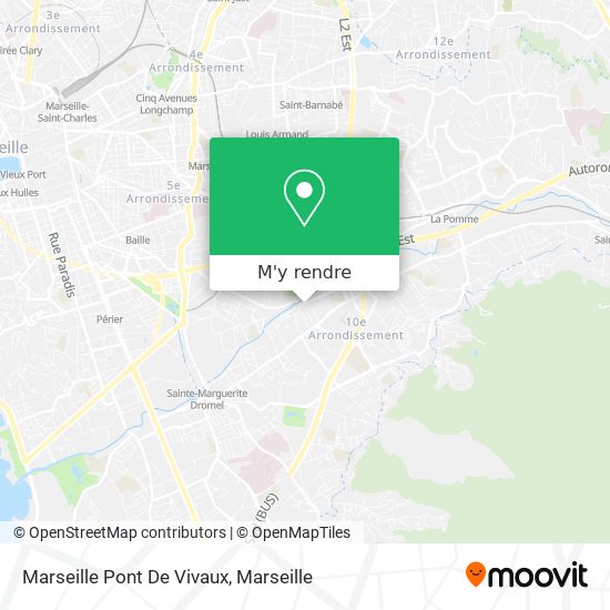 Marseille Pont De Vivaux plan