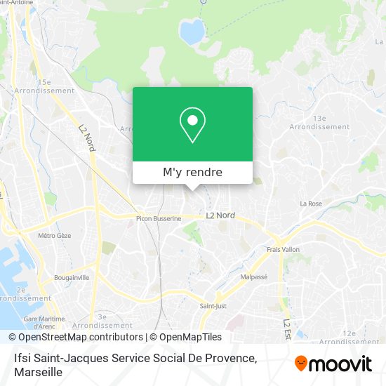Ifsi Saint-Jacques Service Social De Provence plan