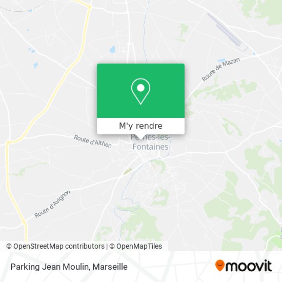 Parking Jean Moulin plan