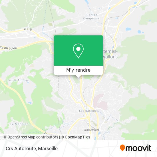 Crs Autoroute plan