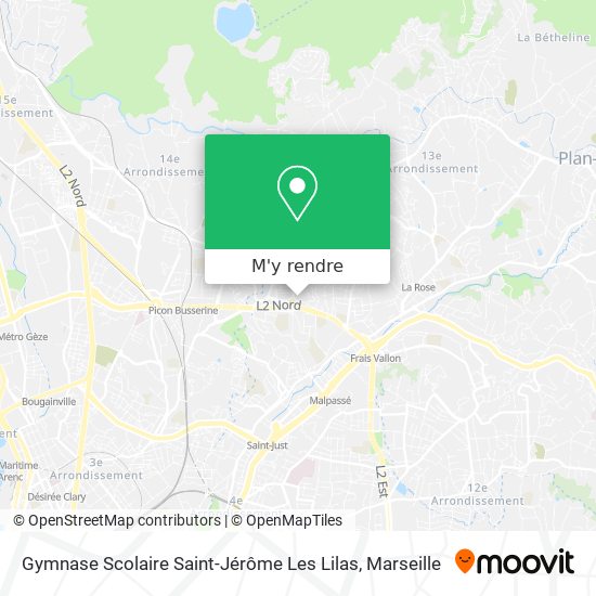Gymnase Scolaire Saint-Jérôme Les Lilas plan