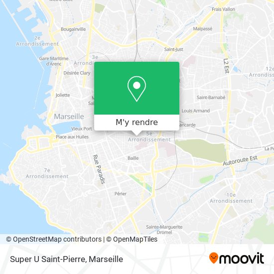 Super U Saint-Pierre plan
