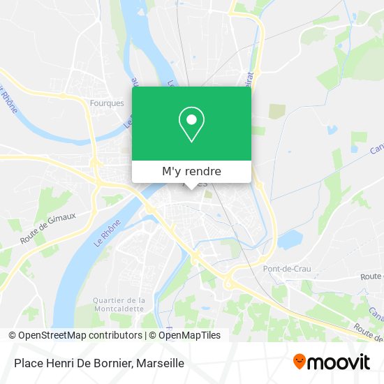 Place Henri De Bornier plan