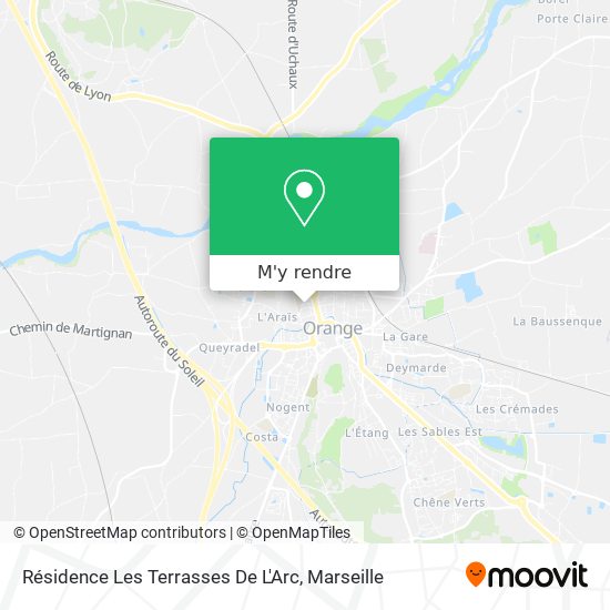 Résidence Les Terrasses De L'Arc plan