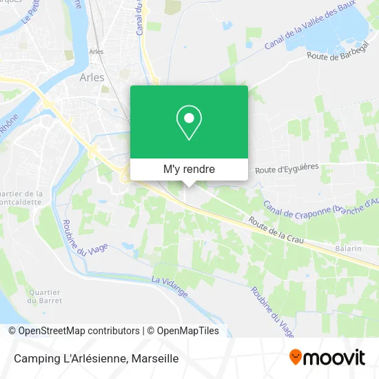Camping L'Arlésienne plan