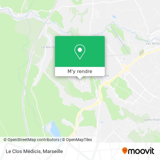 Le Clos Médicis plan