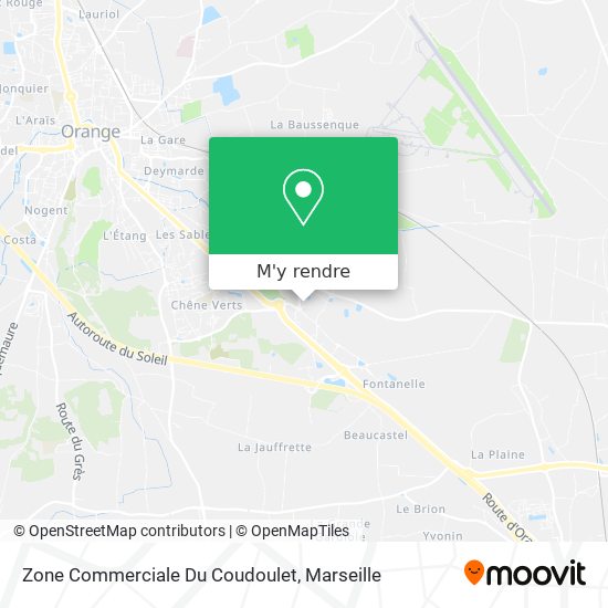 Zone Commerciale Du Coudoulet plan