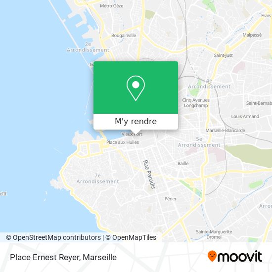 Place Ernest Reyer plan