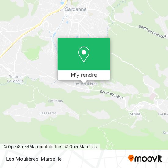 Les Moulières plan