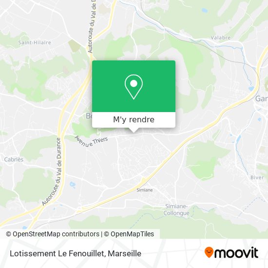 Lotissement Le Fenouillet plan