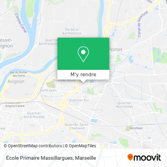 École Primaire Massillargues plan