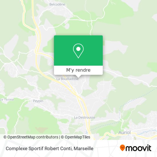 Complexe Sportif Robert Conti plan